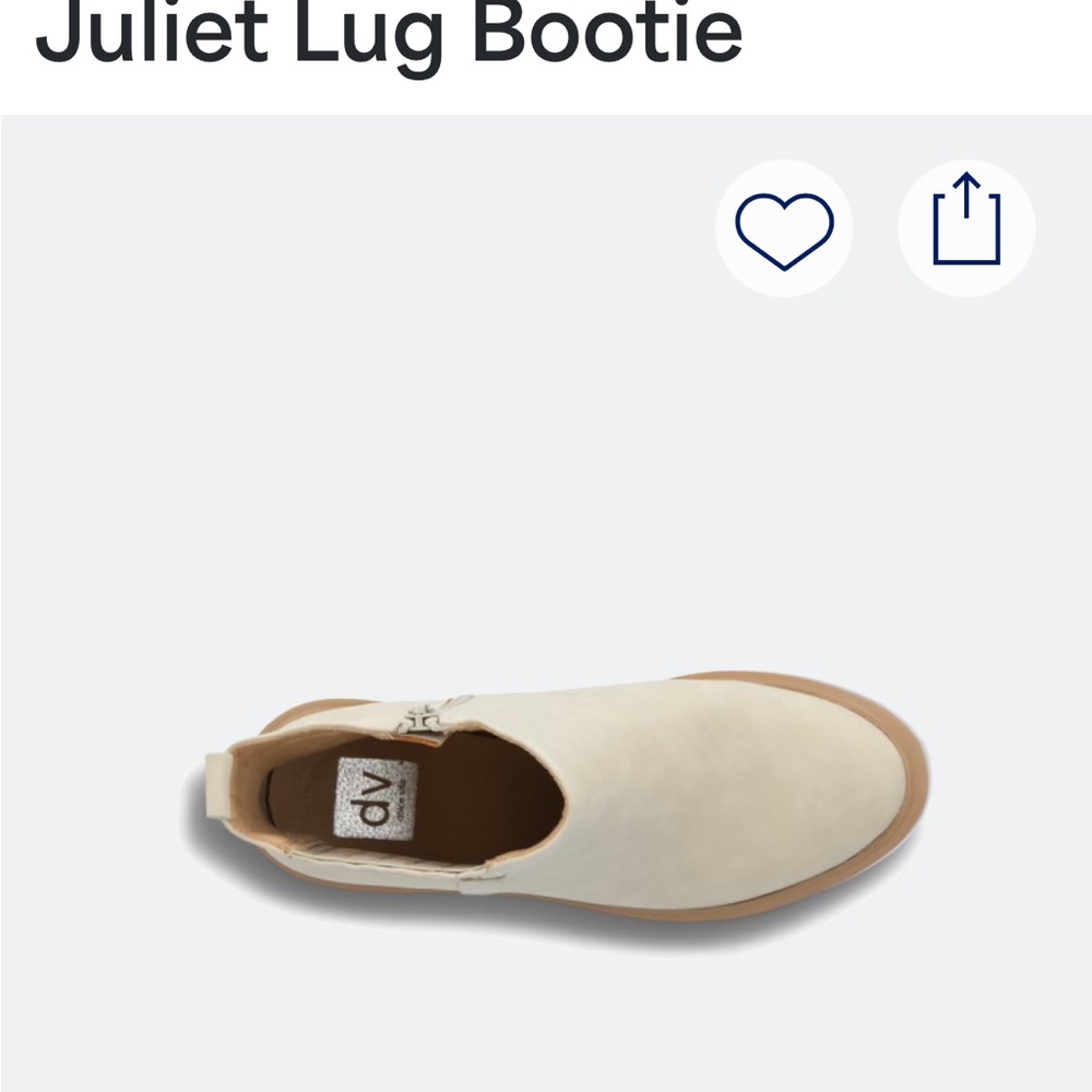 DV by Dolce Vita Very Light Tan Chunky Heeled Boots - Picture 16 of 16